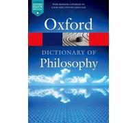 Simon Blackburn The Oxford Dictionary of Philosophy (Tascabile)