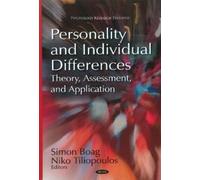 Simon Boag Personality & Individual Differences (Copertina rigida)
