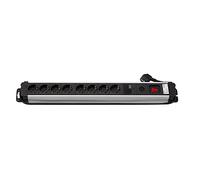 SIMON Brico Extrapower - Base/S 8 presa 1,5 m 3 G1,5 Grigio/Nero FAJIN