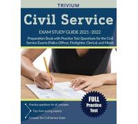 Simon Civil Service Exam Study Guide 2021-2022 (Tascabile)
