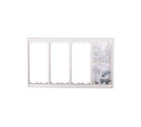 Simon Connect SM402/9 Telaio quadruplo 8xK45 universale
