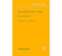 Simon Dach (1605-1659) (Copertina rigida) Frühe Neuzeit