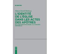 Simon David But L'identité de l'Église dans les Actes des ap (Copertina rigida)