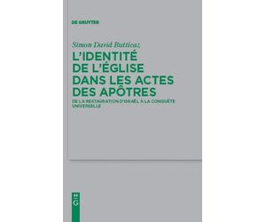 Simon David But L'identité de l'Église dans les Actes des ap (Copertina rigida)