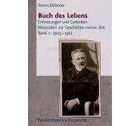 Simon Dubnow Buch des Lebens, Band 2: 19031922 (Copertina rigida)