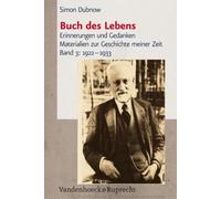 Simon Dubnow Buch des Lebens, Band 3: 19221933 (Copertina rigida)