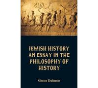 Simon Dubnow Jewish History (Tascabile)