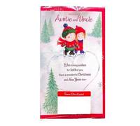 Simon Elvin With Love Auntie And Uncle Natale Cartolina di Natale (SG27486)