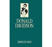 Simon Evnine Donald Davidson (Copertina rigida) Key Contemporary Thinkers