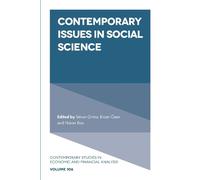 Simon Grima Contemporary Issues in Social Science (Copertina rigida)