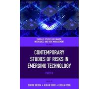 Simon Grima Contemporary Studies of Risks in Emerging Technol (Copertina rigida)