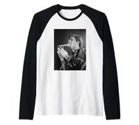 Simon Le Bon Duran Cantante Duran 1980 di Virginia Turbett Maglia con Maniche Raglan
