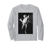 Simon Le Bon Duran Duran Live Sing Blue Silver Tour 1983 Maglia a Manica