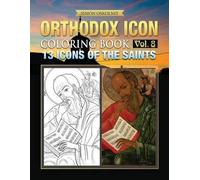 Simon Oskolniy Orthodox Icon Coloring Book Vol. 8 (Tascabile)