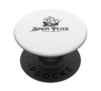 Simon Pietro Pesca Charter Gesù Cristiani Dio PopSockets PopGrip Adesivo