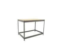 Simon Rack 8435104992227 SIMONWORK 1 901260-1 GRIS/Madera Banco da lavoro 400 kg - BT-BASIC, Grigio/Legno