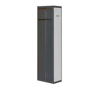 Simon Rack Armadietti Spogliatoi in metallo, MODULO aggiuntivo, 1 porta, con chiave, professionale, 1800x400x500 mm, Antracite/Grigio - Simonlocker