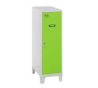 Simon Rack Armadietto Metallico Piccolo; Armadio Metallico per Archiviazione, Armadio Multiuso, 1015x300x500 mm, Grigio/Verde - Simonlocker