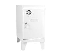 SimonRack Armadietto Metallico Piccolo; Armadio Metallico per Archiviazione, Armadio Multiuso, 575x300x500 mm, Bianco - Simonlocker