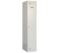 Simon Rack Armadietto in metallo, 1 anta, chiave inclusa, 1800x300x500 mm, Grigio - Simonlocker