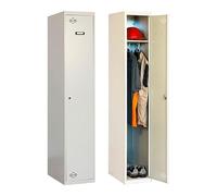 Simon Rack Armadietto in metallo, 1 anta, chiave inclusa, 1800x300x500 mm, Grigio - Simonlocker