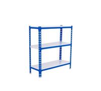 Simonrack Scaffale 3 livelli - Portata 180 kg, punto di flessione - 900x1000x500 mm - Blu/Bianco