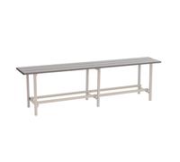 Simon Rack Panca spogliatoio in metallo, 475 x 1500 x 320 mm (altezza x larghezza*lunghezza), panca per guardaroba, smontata, Simonlocker