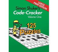Simon Shuker Simon Shuker's Code-Cracker, Volume One (Large Print Ed (Tascabile)