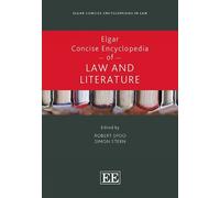 Simon Stern Elgar Concise Encyclopedia of Law and Literature (Copertina rigida)