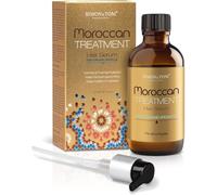 Simon & Tom Moroccan siero capelli all'olio di argan, anti-crespo, 100 ml | Adatto ad ogni tipo di capello: normalie spesso riccio fine secco tinto e danneggiato