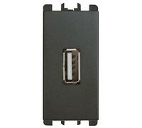 Presa Usb Urmet Simon Nea 5V 2,1A colore antracite 10330