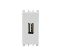 NEA ALIMENTATORE USB 5V 2.1A 1 MODULO BIANCO SIMON URMET 10330.B