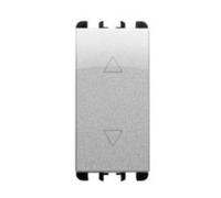 SIMON URMET NEA COMMUTATORE 3 POSIZIONI, POSIZIONE CENTRALE OFF ALLUMINIO