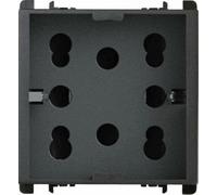 SIMON URMET NEA PRESA MULTISTANDARD 16A SCHUKO + 2 BIPASSO COLOR ANTRACITE 10311/2