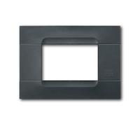 SIMON URMET PLACCA ANTRACITE CON INSERTI NERO AUCKLAND-TECHNOPOL. 3M 10803.04