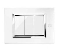 Urmet Simon Nea placca 3 moduli bianco perla 13903.BP