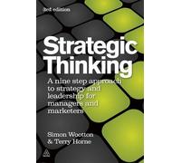 Simon Wootton Terry Horne Strategic Thinking (Tascabile)