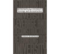 Simon Wortham Rethinking the University (Tascabile)