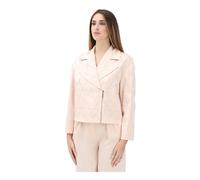 Simona Corsellini - Giacca motociclistica rosa contemporanea - -Jackets -Donna -Beige -S
