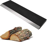 SIMOND STORE - Wood Splitting Wedges Attachment Steel 20" X 6" X 1" - Kindling Splitter for Wood - Log Splitter Manual - Fire Pit Solo Stove Firewood Splitter Wedge - Log Splitting Wedge