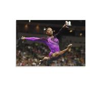 SIMONE BILES - Poster decorativo da parete su tela, stampa moderna, per camera da letto, 30 x 45 cm