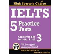 Simone Braverman IELTS 5 Practice Tests (Tascabile)