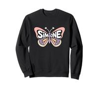 Simone Butterfly - Personalizzato Carino Nome Word Art Felpa