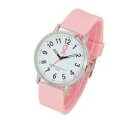 Simone Chic Orologio per infermieri, professionisti medici e studenti, con lancetta dei secondi, quadrante facile da leggere, indicatore di ore e secondi e cinturino in silicone con diversi colori a