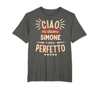 Simone Idea Regalo Nome Personalizzato Divertente Maglietta