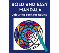 Simone Patton Bold and Easy Mandala Colouring Book for Adults: Large (Tascabile)