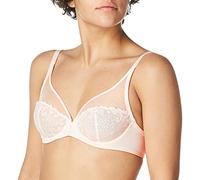 Simone Perele Delice - Reggiseno a tuffo trasparente da donna - Rosa - 4F