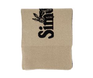 Simone Rocha - Graphic Logo Knit Scarf - - Accessories - unisex - Beige - ONE SIZE