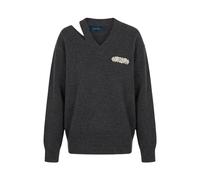 Simone Rocha - V-neck Knitwear - - Knitwear - Donna - Grigio - S