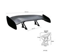 Alettone da baule spoiler ala singola Simoni Racing Giove abs 146cm